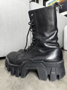 Balenciaga Bulldozer Lace-Up Boot